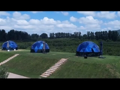 Outdoor Commerciële Glamping Igloo Huis Glas Huis Tent Geodetische koepel tenten Met badkamer