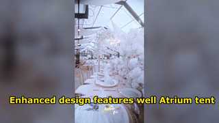 Snel opgezet aluminium atriumtentproject in Groot-Brittannië