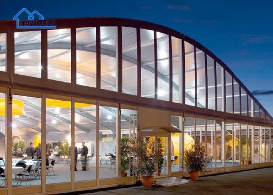 kopen 5x5m waterdichte PVC hoes Arcum tent aluminium frame boogvorm voor elegante evenementen online vervaardiging