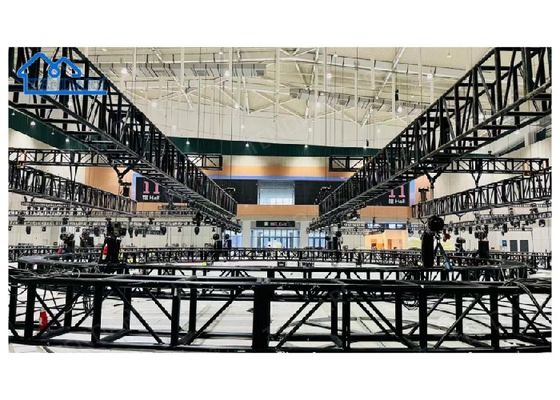 kopen 2m sectie Bolt Connection Aluminium Stage Truss 6061-T6 Aluminium Vierkante vorm voor concertpalen online vervaardiging
