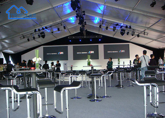 Kopen Seizoensevenement Marquee Tent Alle weersomstandigheden Waterdichte PVC Party Outdoor Luifelstructuur online vervaardiging