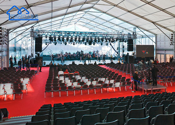 kopen Populaire grote luxe outdoor Custom Aluminium Alloy Wedding Marquee Tent Exhibition Tents te koop online manufacture