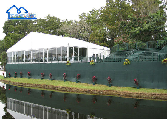 kopen Outdoor luifel bruiloft partij waterdichte grote witte tent met beurs schuur evenement Marquee tent online vervaardiging