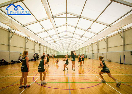 kopen Grote zware sportzaal tent Aluminium legering basketbalbaan tent Beste buiten schaduw tent online manufacture