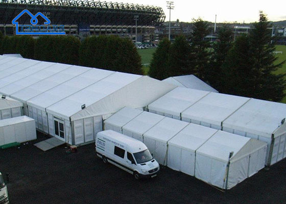 kopen Winter commercieel magazijn opslag tent waterdicht witte kleur buiten permanente tent online manufacture