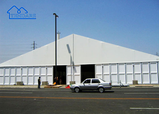 kopen 6061/T6 Aluminium 8x10m zware dienst Marquee tent brandwerend Canopy Clear Span voor commerciële evenementen online vervaardiging