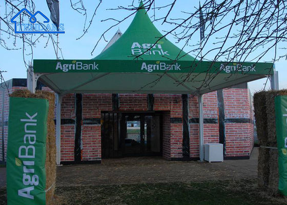 kopen Aanpasbare UV-resistentie pagode bruiloft hoge piek tent voor evenement festival grote receptie tentoonstelling online manufacture