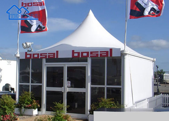 kopen UV-bestendig/vuurvast/waterdicht op maat nieuwe PVC aluminium frame partytent glazen tent online vervaardiging
