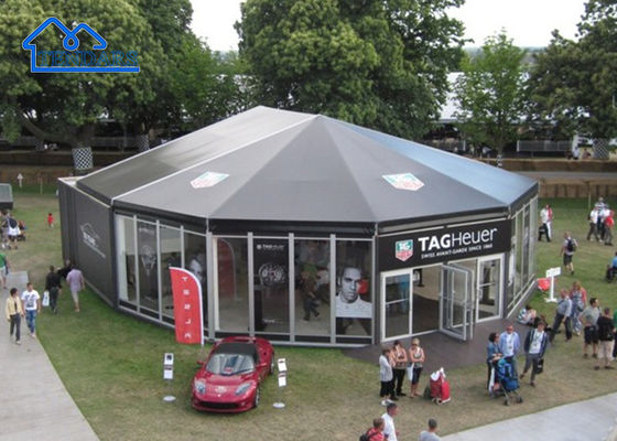 kopen Buitenglas ronde zaal In Muti zijdelingse zeshoekige achthoekige structuur Marquee tent evenementen online manufacture