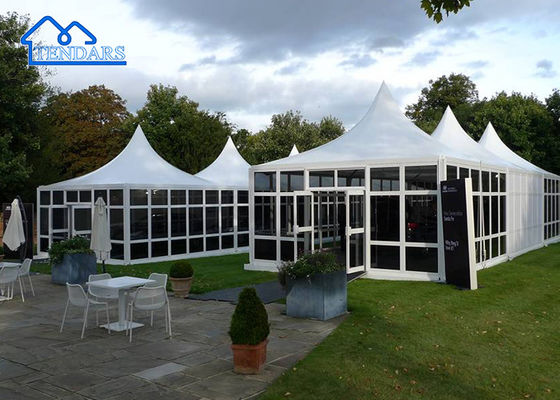 kopen Waterdicht, UV-bestand, brandwerend, hoogspits Marquee Pagoda tent voor feest bruiloft evenement online manufacture
