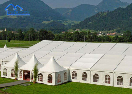 kopen Buiten vuur- en waterdicht doorzichtig dak aluminium helder pagode tent voor kleine bruiloft etc. online vervaardiging