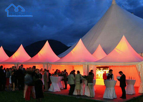 kopen Aluminiumpagoda tent bruiloftsfeest Marquee met zijkanten online manufacture