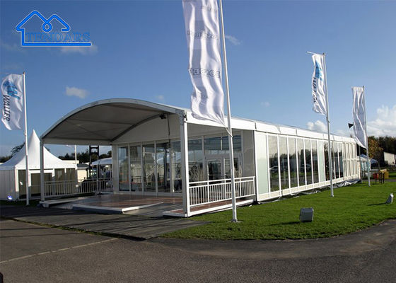 kopen Prachtige Arc Marquee Tent Bedrijfsreceptie Bruiloftsfeest Glaswand Arcum Tent online manufacture