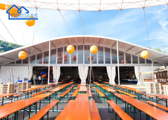 kopen Grote bruiloft Clear Span Marquee tent met glazen wand oppervlak oxidatie Clearspan Marquee te koop online manufacture