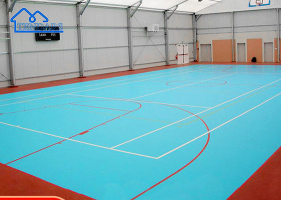 kopen Versterkt staal 10x20m Sportzaal tent Brandvertragend deksel Sneeuwbelasting voor basketbalbaan Serie 631 online vervaardiging