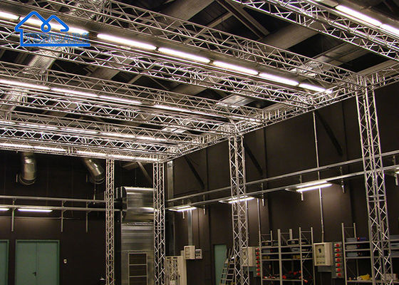 kopen Multifunktioneel aluminium podium truss zilver zwart kleur truss tent structuur voor outdoor evenementen truss frame gebruik online manufacture