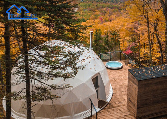 kopen Starry Sky Glamping Hotel Tent ademend waterdicht lichtgewicht met koepelontwerp grote luxe kampeertent online manufacture