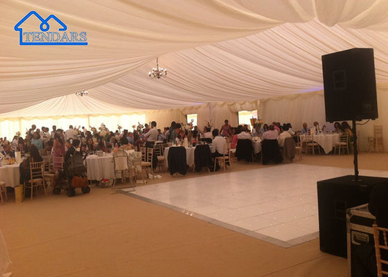 kopen Duurzame luxe trouwtent voering witte kleur voor feest Marquee voering voor tent online manufacture