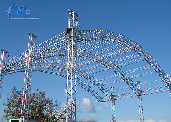 kopen Optioneel Custom Aluminium Truss Flex Totem Accessoires Voor Dj Equipment Party Tent online vervaardiging