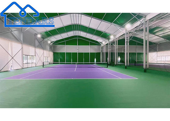 kopen Versterkt staal 10x10m Sportzaal Tent Brandbestendige dekking Kolom Gratis voor multi-sport faciliteit online vervaardiging