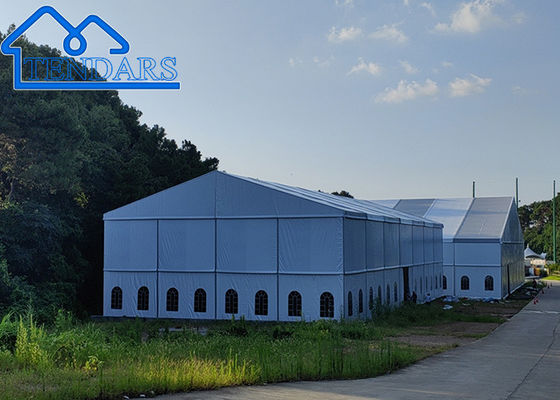 kopen 6061/T6 Aluminium 6x6m zware markiet tent brandwerend luifel zware anker voor handelsbeurzen online vervaardiging