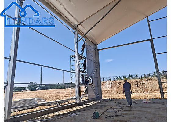kopen Brandwerend Pvc Aluminium Heavy Duty Marquee Tent Sneeuwbelasting 75kg/m2 Waterdicht Marquee online manufacture
