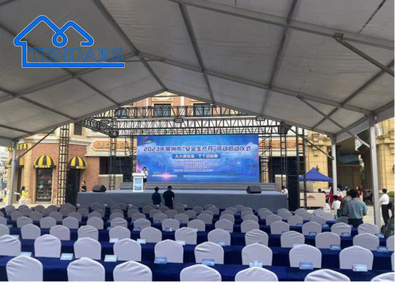 kopen PVC stof Muur Aluminium Frame Luxe Event Tenten Zelfreiniging Voor commerciële ceremonie Festival Marquee Huur online manufacture