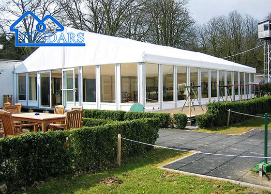 kopen Grote heldere PVC-dak evenement trouw tenten roestvast brandwerend elegante tent trouwfeesten online manufacture