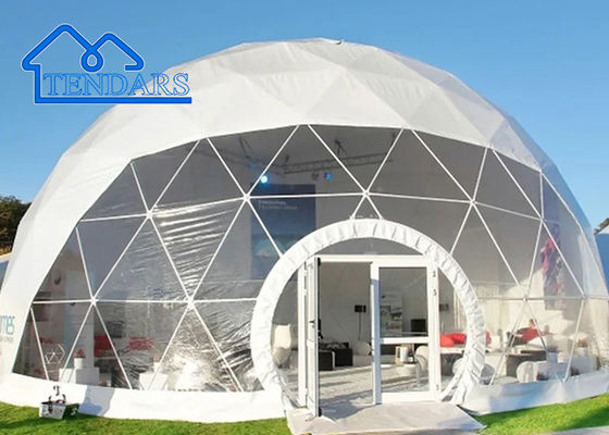 kopen Custom Alle weersomstandigheden Commerciële geodetische buitendome Tenten Evenementen Buiten Commerciële structuur online vervaardiging