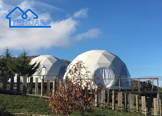 kopen Nieuw ontwerp Outdoor Custom Luxury Camping PVC Living Room Glamping Dome Resort Tent online vervaardiging
