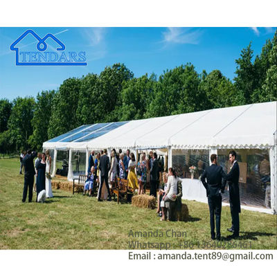 kopen Custom15x30m Wit Outdoor Party Marquee Tenten Grote trouw tenten Voor 200 300 500 800 personen Evenementen Party online manufacture