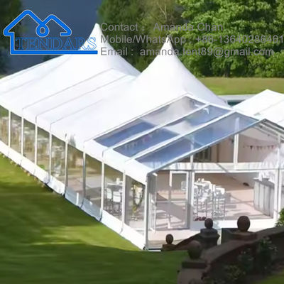 kopen Outdoor Custom Camping Marquee Tent Voor Evenement Waterdicht Aluminium Huwelijkstent online manufacture