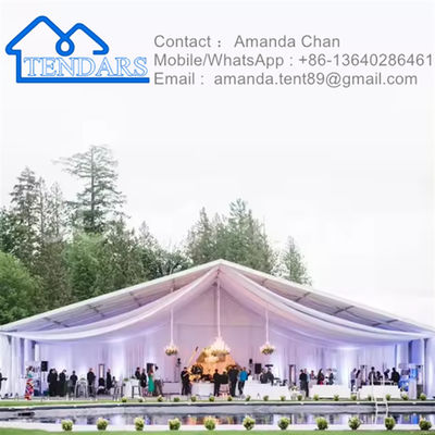 kopen Cuctom Rproof Brandbestendige Windbestendige Canopy Marquee Event Party Wedding Tent Event Marquee Tent online vervaardiging