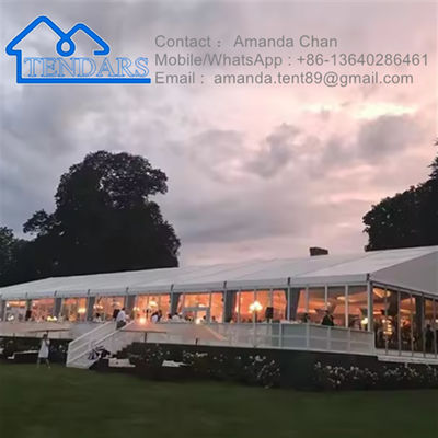 kopen Gepersonaliseerde grootte Populaire outdoor tentoonstellingsfeesttent Wit aluminium marquee tent te koop online manufacture
