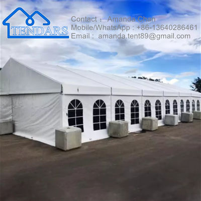 kopen Duurzame witte kerk bruiloftsfeest Marquee tent voor hotel/outdoor event/exhibitons Ect Event Marquee tent online vervaardiging