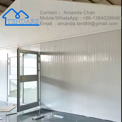 kopen Op maat gemaakte aluminium opslagtent Buiten waterdicht/ winddicht/ branddicht Grote opslagtent online manufacture