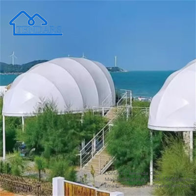 kopen Luxe strand waterdicht Glamping tent PVDF Permanente tent Hotel tent Outdoor online manufacture