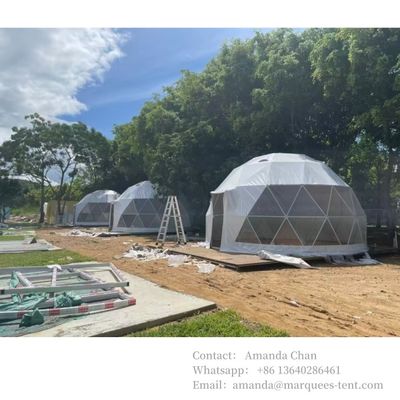 kopen Economisch aangepast buitenhotel luxe koepelhuis glamping ronde koepeltent voor beurs online manufacture