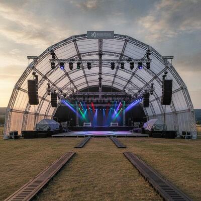 kopen Muziekfestival Stage Performance Party Marquee Tent Professioneel geluid Verlichting Tuigage Europese evenementenlocatie Luifelstructuur online vervaardiging