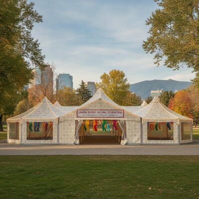kopen Multiculturele gemeenschap Festival Partij Marquee Tent Grote capaciteit Modulaire voor Canada Diverse culturele feesten online vervaardiging