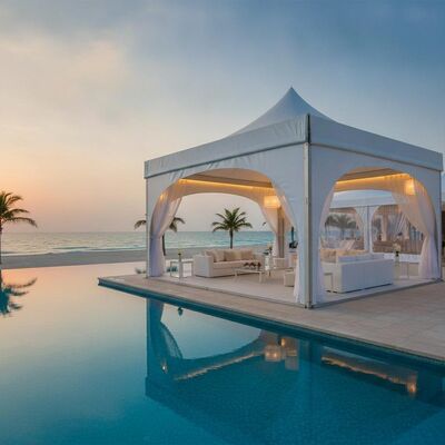 kopen Luxe Beach Resort Pool Event Party Marquee Tent Anti-corrosie UV-bescherming voor kustlocaties in de VAE online vervaardiging