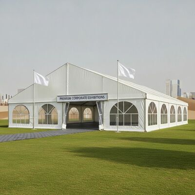kopen Premium Party Marquee Tent Waterdicht PVC bedekt Canopy Aluminium Alloy Frame voor Koeweit Corporate Exhibitions online vervaardiging