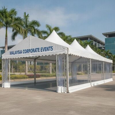 kopen Premium Party Marquee Tent Waterdicht PVC Canopy Aluminium Frame voor Maleisië Corporate Exhibitions Evenementen online vervaardiging