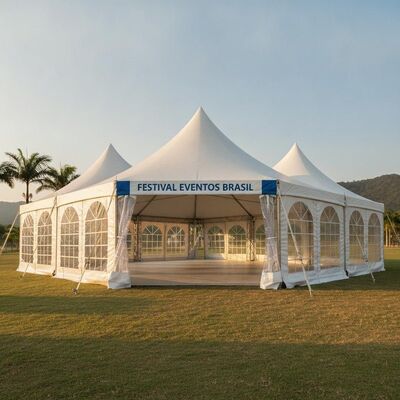 kopen Party Marquee Tent Waterdicht Evenement Luifel Aluminium Frame voor Brazilië Outdoor Festivals Bijeenkomsten online vervaardiging