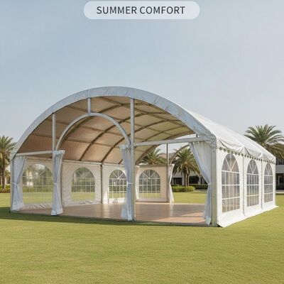 Kopen Geïsoleerde dak aluminium frame feesttent thermische voering voor zomerse buitenfeesten online vervaardiging