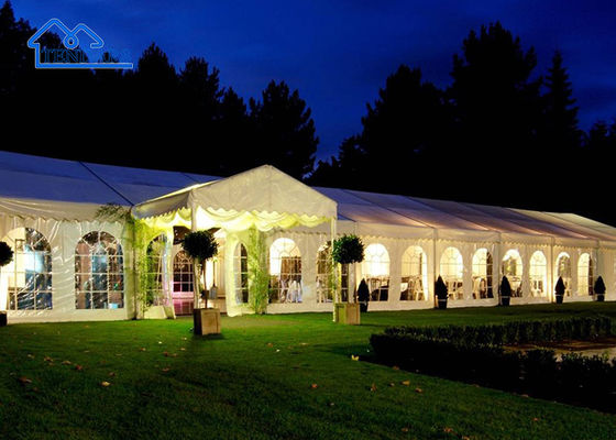 Duidelijke Spanwijdte Grote PVC Outdoor Event Marquee Tenten Aluminium 6061 Frame Luifelstructuur