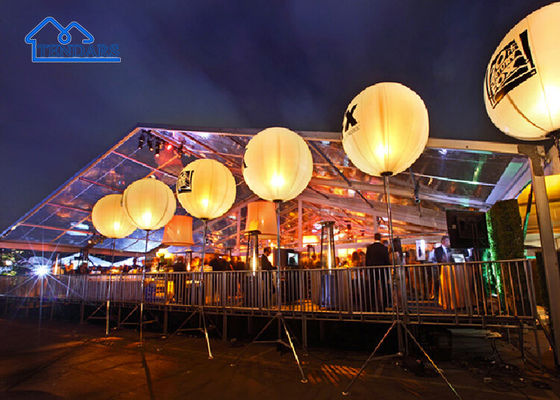 Outdoor Events Party Marquee Tents Brandvertragend Met PVC Wanden OEM ODM Party Tent Met Zijdes