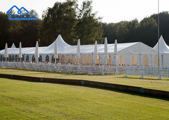 1000 Mensen 2000 Zitplaatsen Grote Bruiloft Marquee Tent Aluminium Frame Banket Clear Top Party Event Luifel