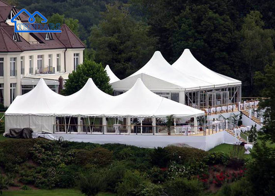 Modieus op maat Outdoor Best Wedding Tents Wedding Event Anti Ultraviolet Sneeuwbelasting 0.3KN/sqm
