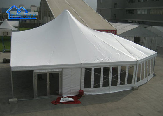 Buiten transparante luxe marquee evenement tenten met aluminium frame te koop voor bruiloft feest